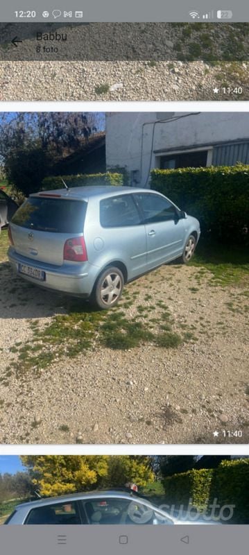 Usata VW Polo 101 CV (74 kW) 2002 Blu Utilitaria