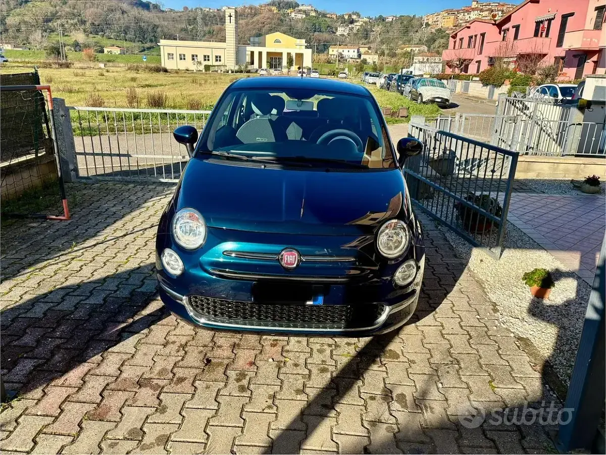 Usata Fiat 500 69 CV (50 kW) 2019 Bluazzurro Utilitaria