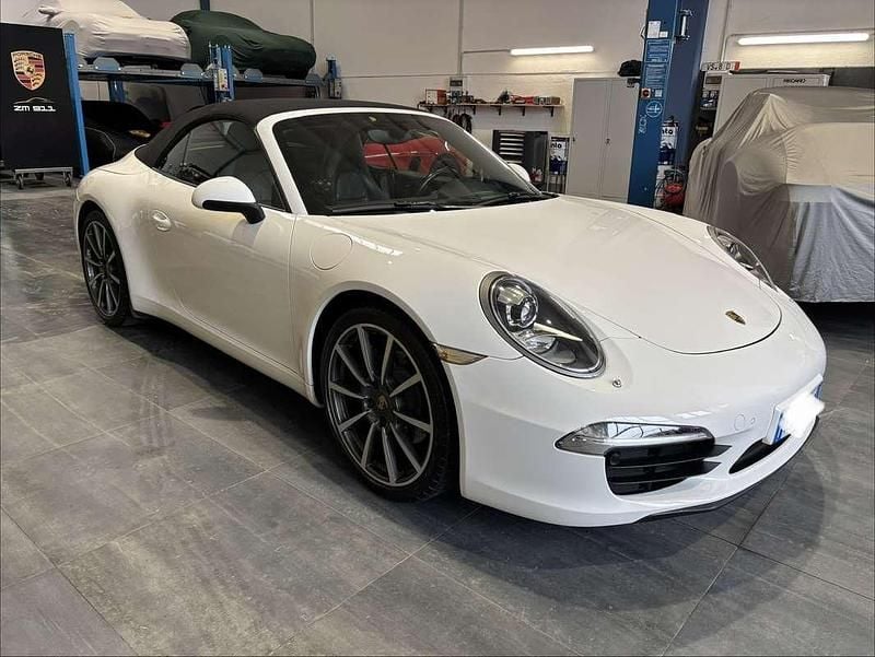 Usata Porsche 911 Carrera Cabriolet 349 CV (256 kW) 2012 Bianco Cabrio