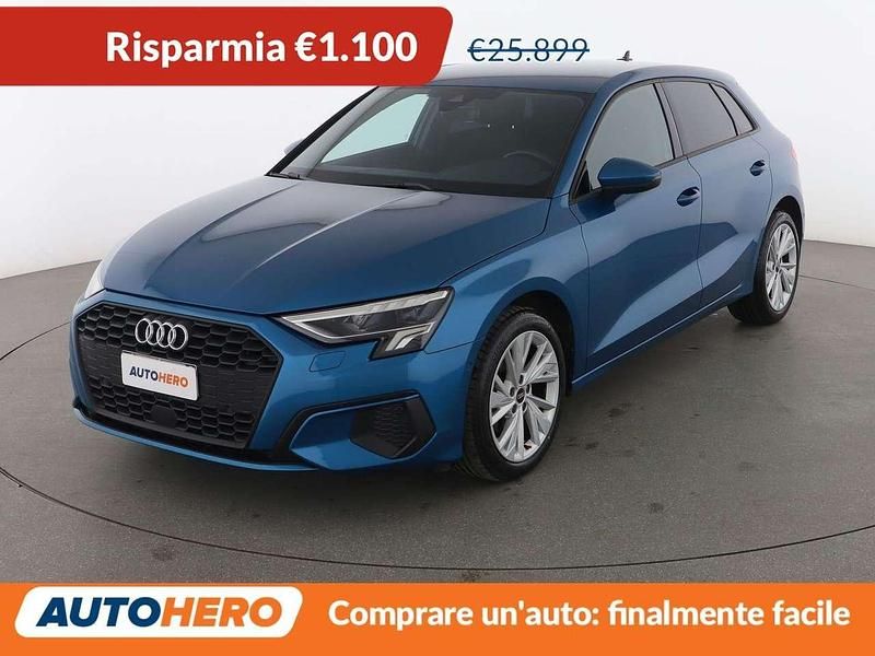 Usata Audi A3 110 CV (80 kW) 2023 Blu Berlina