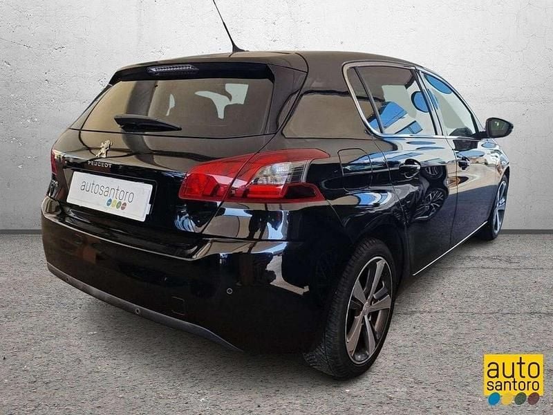 Usata Peugeot 308 Allure 131 CV (96 kW) 2018 Nero Berlina
