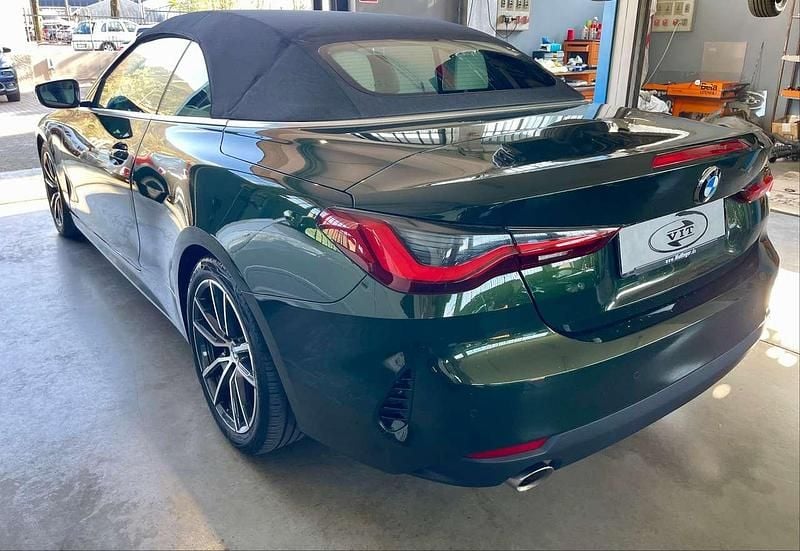 Usata BMW 420 M Sport 184 CV (135 kW) 2022 Verde Cabrio