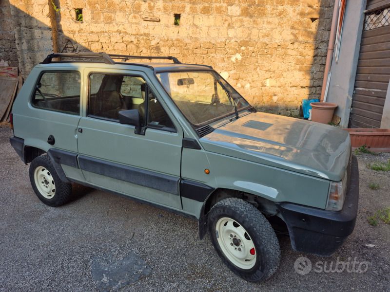 Usata Fiat Panda 4x4 48 CV (35 kW) 1985 Verde Utilitaria