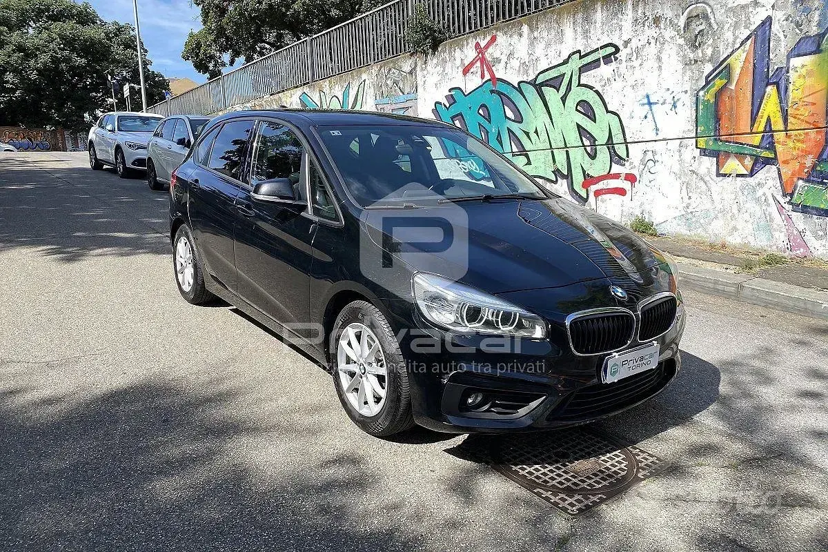 Usata BMW 216 Active Tourer Advantage 116 CV (85 kW) 2016 Nero Monovolume