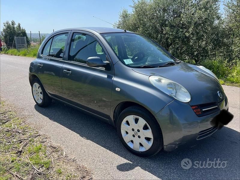 Usata Nissan Micra Acenta 80 CV (58 kW) 2006 Grigio Berlina