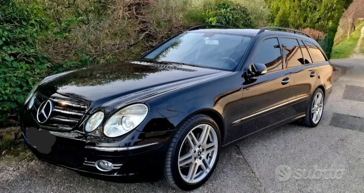 Usata Mercedes E220 170 CV (125 kW) 2009 Nero Station wagon