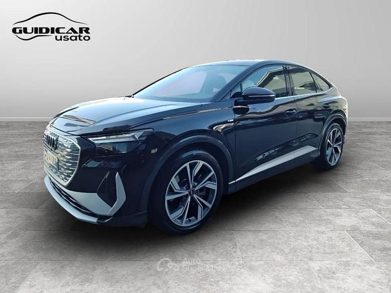 Usata Audi Q4 e-tron S-Line 150 kW (204 CV) 2023 Nero SUV
