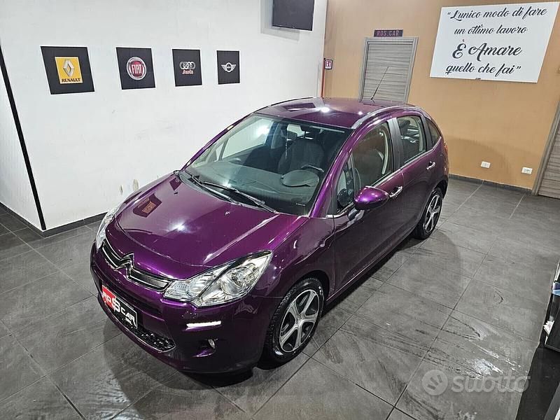 Usata Citroën C3 PureTech 68 CV (50 kW) 2016 Viola Berlina