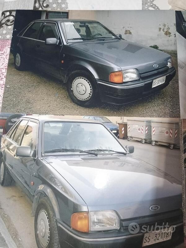 Usata Ford Escort 88 CV (64 kW) 1987 Grigio Berlina