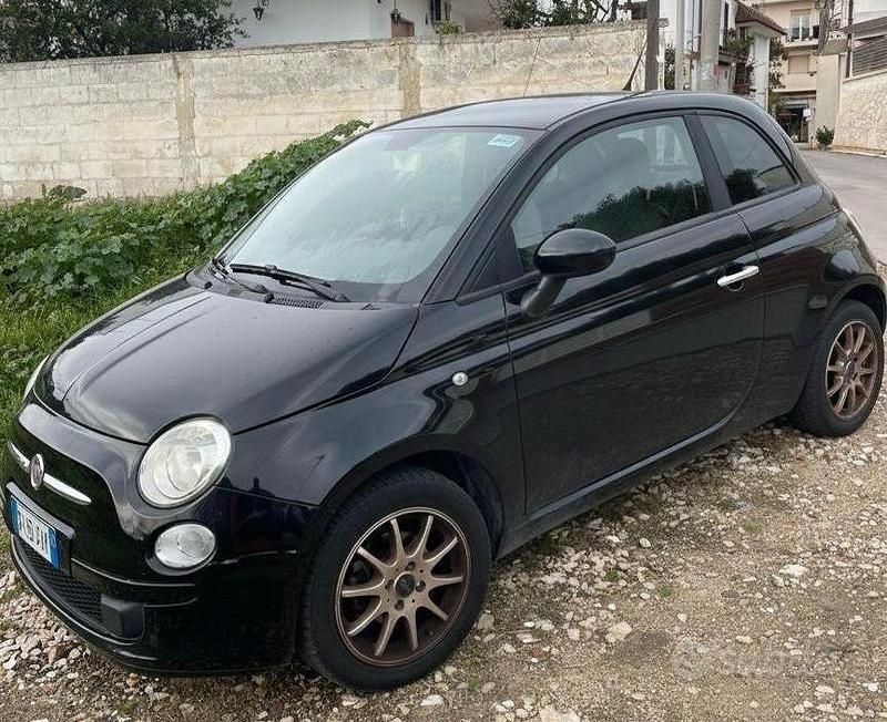 Usata Fiat 500 Lounge 69 CV (50 kW) 2009 Nero Berlina