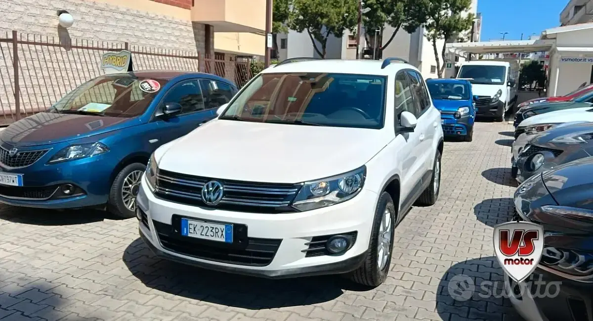 Usata VW Tiguan Trendline 110 CV (80 kW) 2012 Bianco SUV