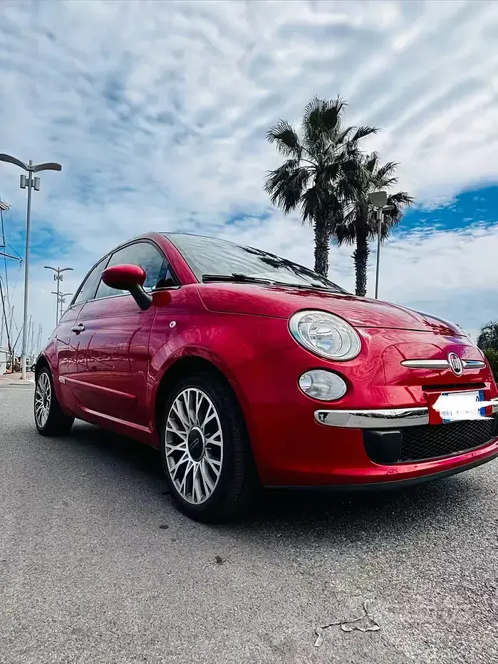 Usata Fiat 500 69 CV (50 kW) 2015 Rosso Berlina