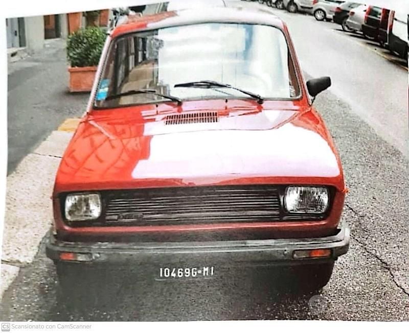 Usata Fiat 127 1970 Rosso Utilitaria