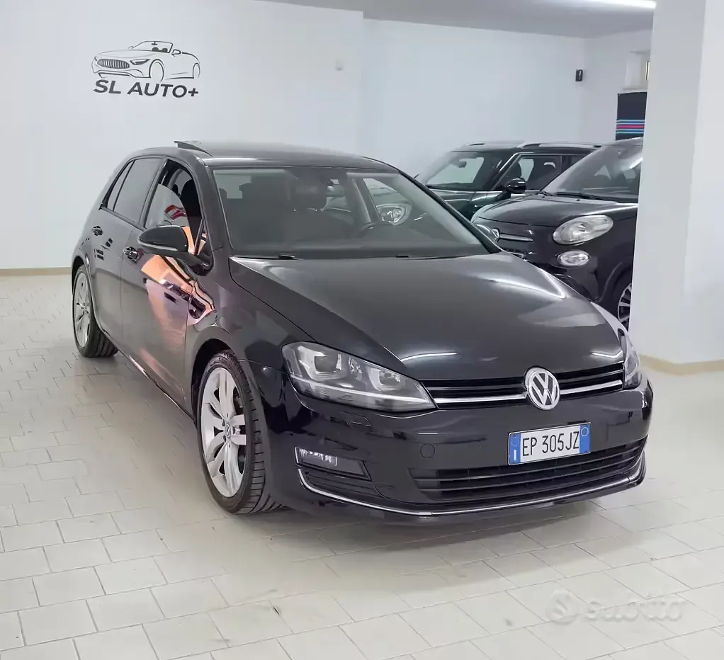 Usata VW Golf VII Highline 140 CV (102 kW) 2013 Nero Berlina