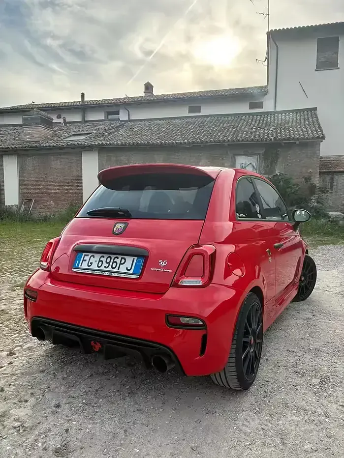 Usata Abarth 595 Competizione 180 CV (132 kW) 2016 Rosso Berlina