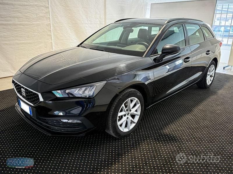 Usata Seat Leon Style 116 CV (85 kW) 2023 Nero pastello Station wagon