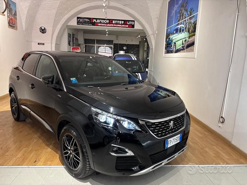 Usata Peugeot 3008 GT-line 120 CV (88 kW) 2018 Nero SUV
