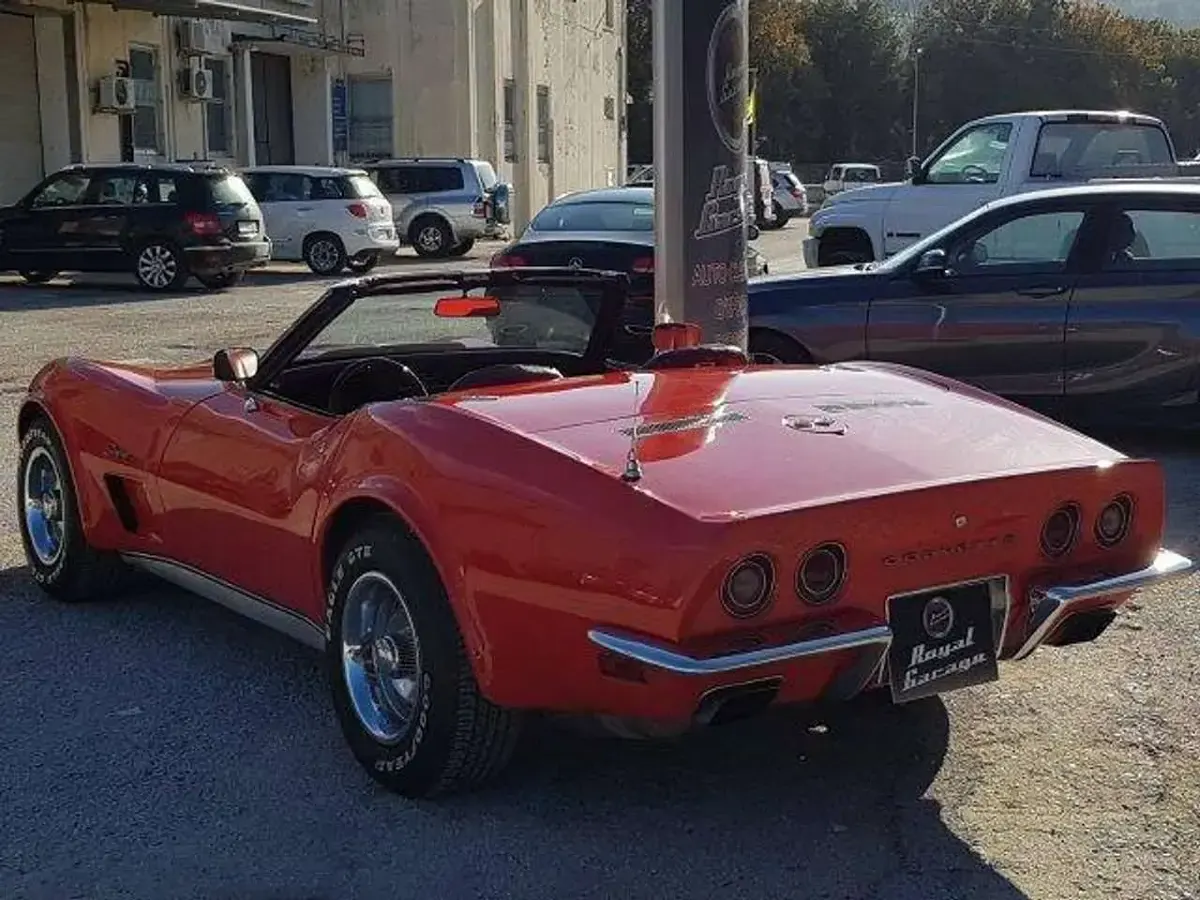 Usata Chevrolet Corvette Stingray 190 CV (139 kW) 1973 Rosso Cabrio