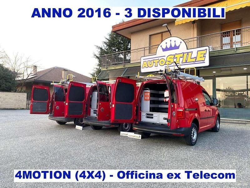 Usata VW Caddy 122 CV (89 kW) 2016 Rosso Monovolume