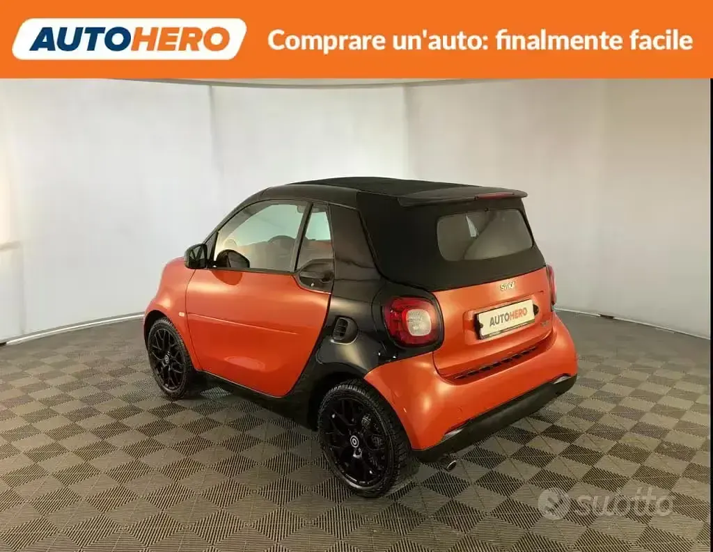 Usata Smart ForTwo Cabrio Passion 90 CV (66 kW) 2017 Arancione Cabrio