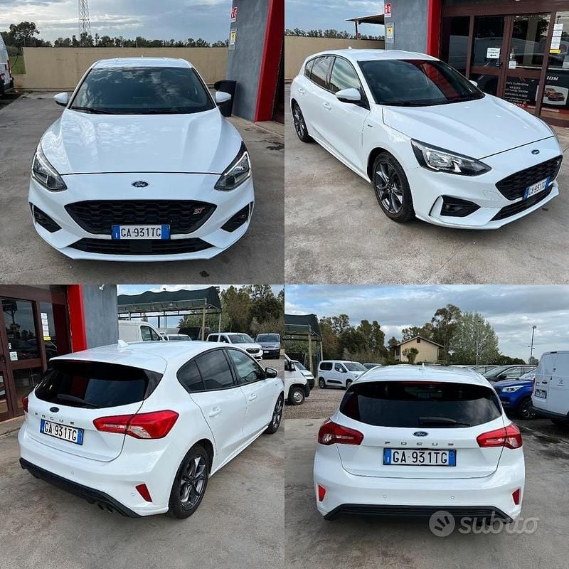 Usata Ford Focus ST-Line 125 CV (91 kW) 2020 Bianco Berlina
