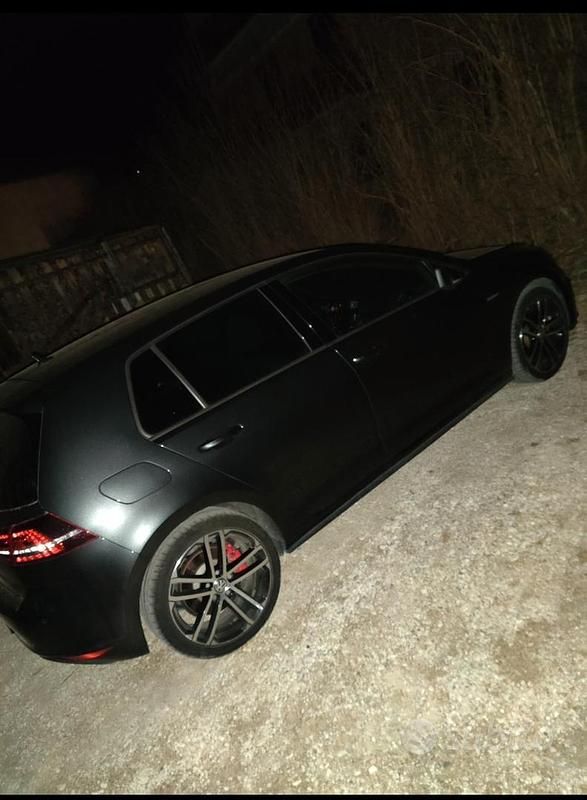 Usata VW Golf VII GTD 184 CV (135 kW) 2014 Grigio Utilitaria