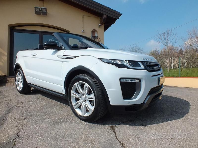 Usata Land Rover Range Rover evoque 180 CV (132 kW) 2017 Grigio Cabrio