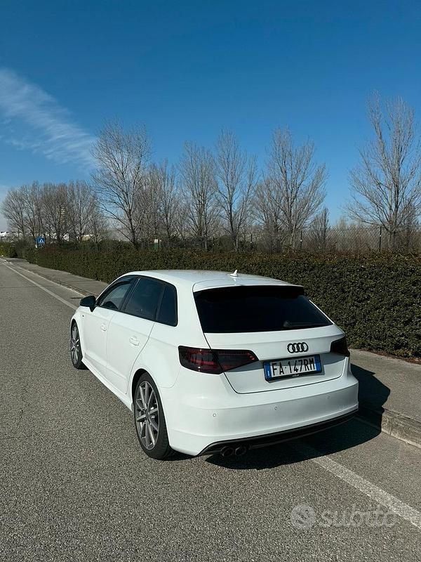Usata Audi A3 Ambition 150 CV (110 kW) 2015 Bianco Berlina