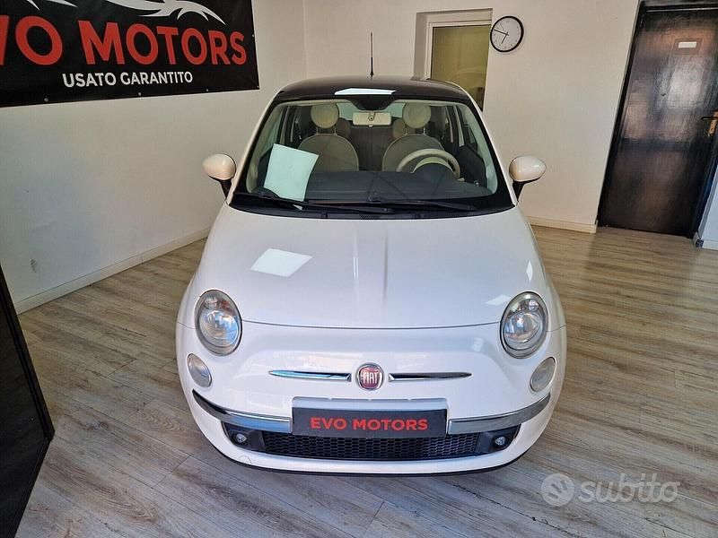 Usata Fiat 500 Lounge 69 CV (50 kW) 2009 Bianco Cabrio