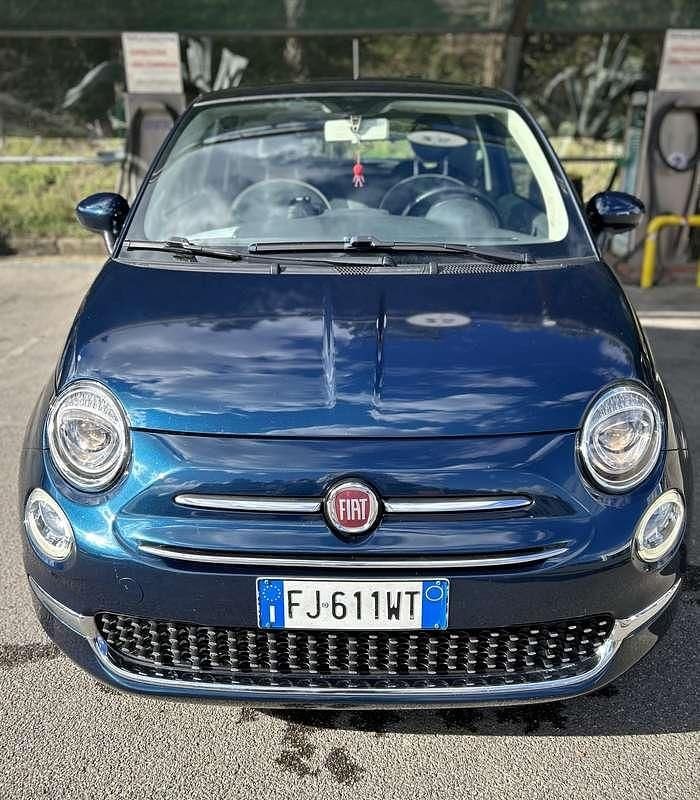 Usata Fiat 500 Lounge 69 CV (50 kW) 2017 Blu/azzurro Utilitaria