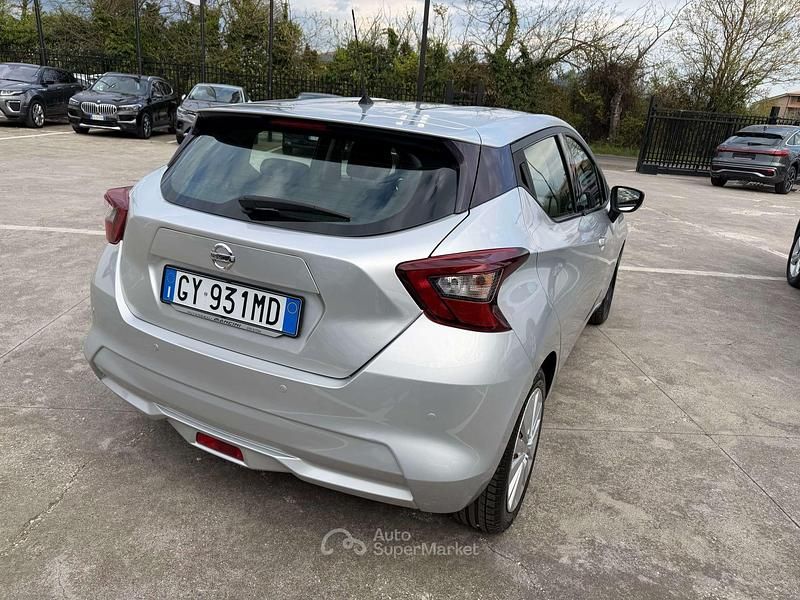 Usata Nissan Micra Visia 90 CV (66 kW) 2018 Grigio Utilitaria