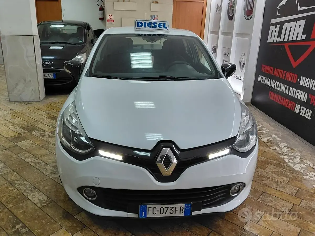 Usata Renault Clio IV 75 CV (55 kW) 2016 Bianco Berlina