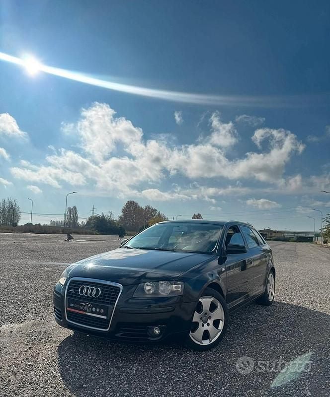 Usata Audi A3 177 CV (130 kW) 2007 Nero Berlina