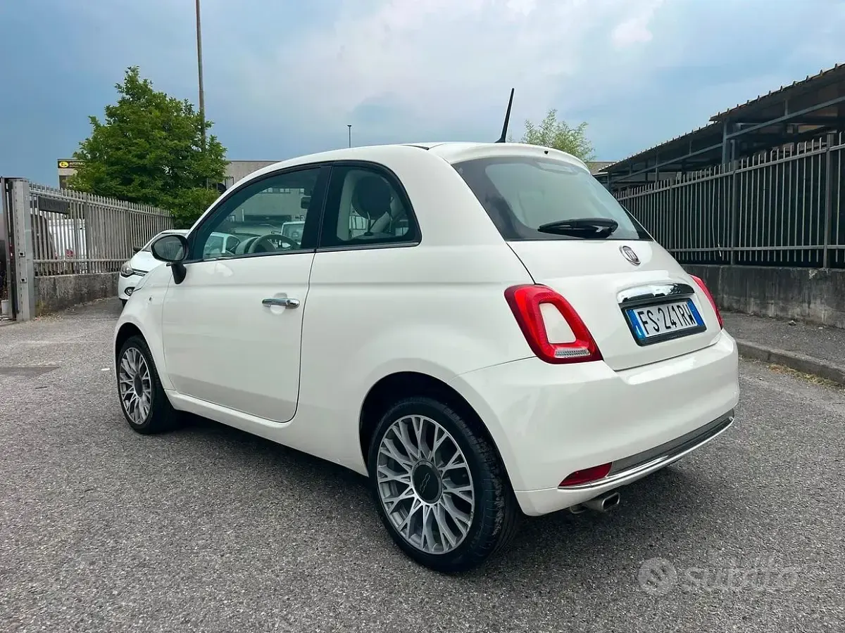 Usata Fiat 500 Lounge 69 CV (50 kW) 2018 Bianco Berlina