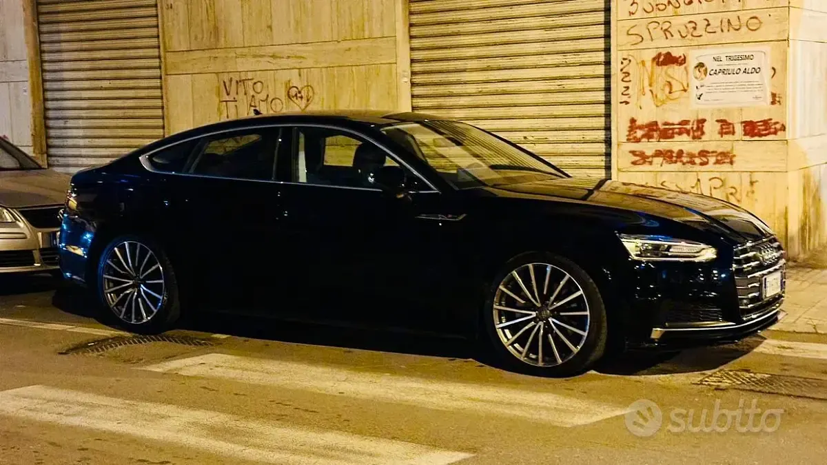 Usata Audi A5 S-Line 190 CV (139 kW) 2019 Nero Coupé