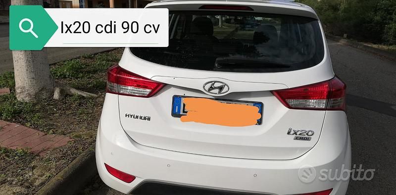 Usata Hyundai ix20 90 CV (66 kW) 2014 Bianco Utilitaria