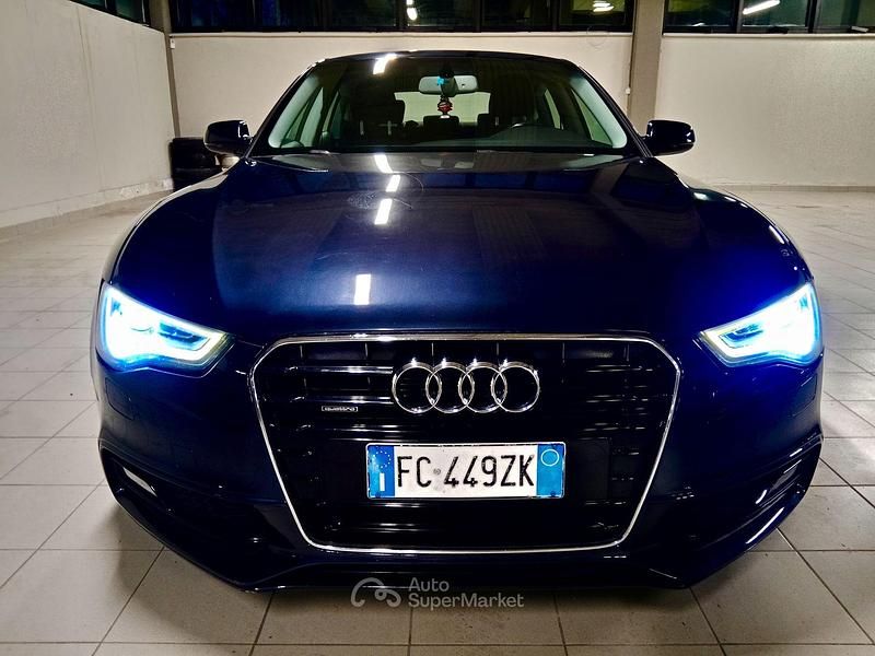 Usata Audi A5 S-Line 190 CV (139 kW) 2016 Blu Berlina