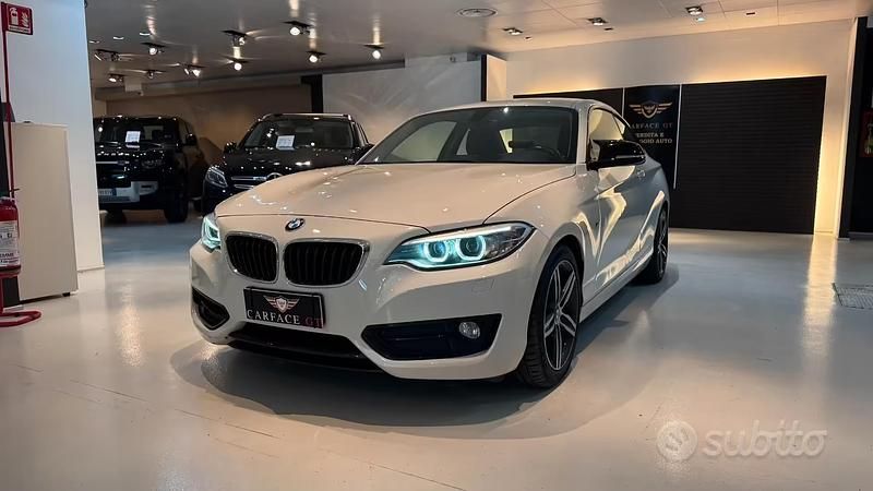 Usata BMW 218 Luxury Line 150 CV (110 kW) 2016 Bianco Coupé