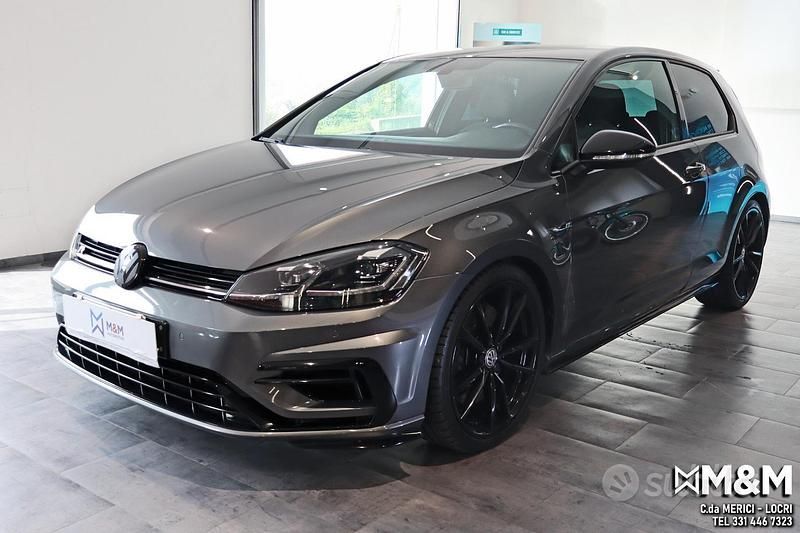 Usata VW Golf VII R 310 CV (228 kW) 2018 Grigio Berlina