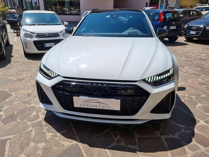 Usata Audi RS6 Ambiente 600 CV (441 kW) 2022 Bianco Station wagon