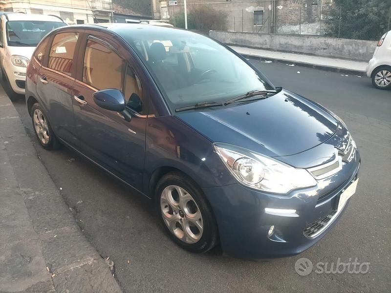 Usata Citroën C3 Exclusive 70 CV (51 kW) 2014 Blu Utilitaria