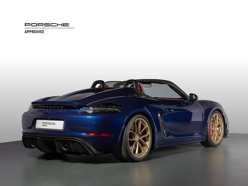 Usata Porsche 718 Spyder 420 CV (308 kW) 2023 Blu genziana metallizzato Cabrio