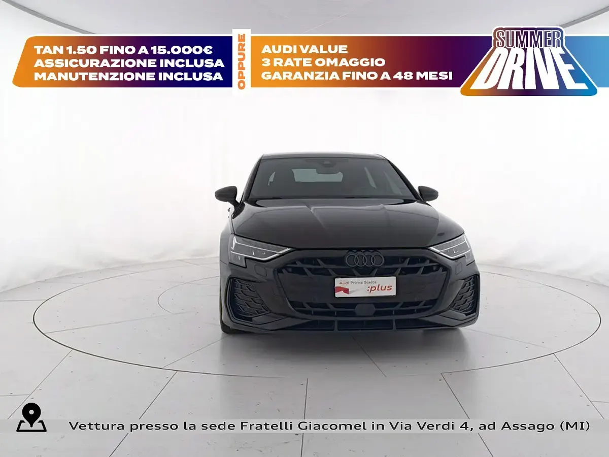 Usata Audi A3 S-Line 150 CV (110 kW) 2025 Nero mito metallizzato Berlina