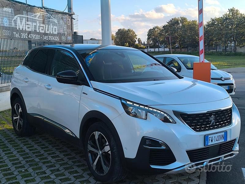Usata Peugeot 3008 GT-line 130 CV (95 kW) 2019 Bianco SUV