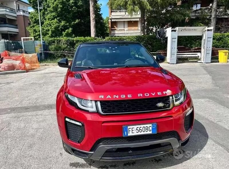 Usata Land Rover Range Rover evoque HSE 180 CV (132 kW) 2015 Rosso Cabrio