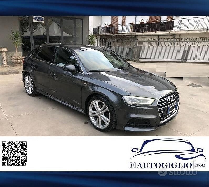 Usata Audi A3 115 CV (84 kW) 2019 Grigio Berlina