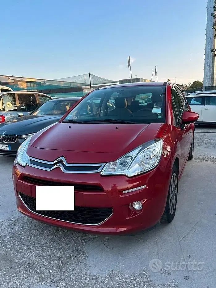 Usata Citroën C3 Attraction 68 CV (50 kW) 2013 Rosso Berlina
