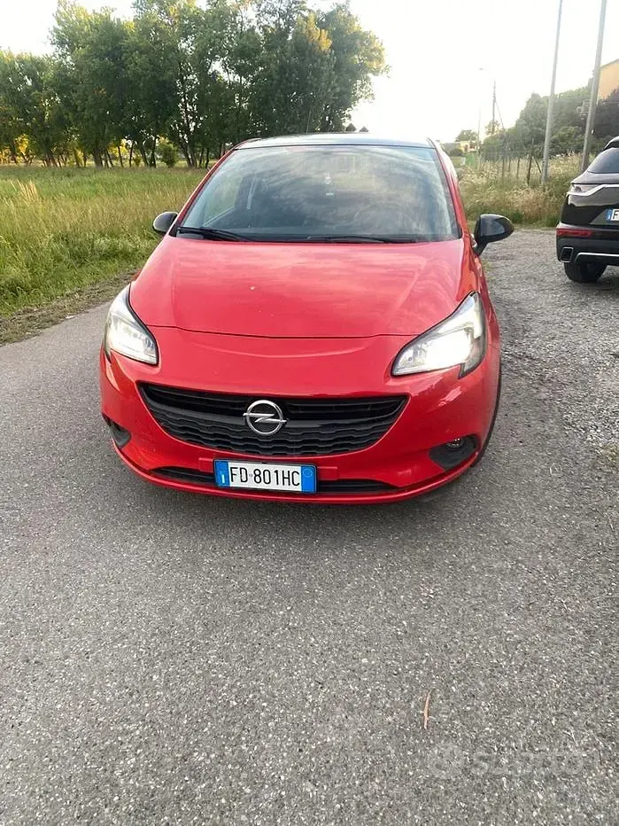 Usata Opel Corsa 95 CV (69 kW) 2014 Rosso Utilitaria