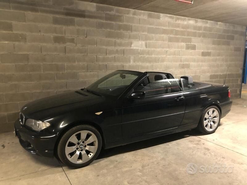 Nero Usata 2005 BMW 320 Cabriolet Cabrio | 8500 € (Ottimo prezzo) - Immagine 1/4