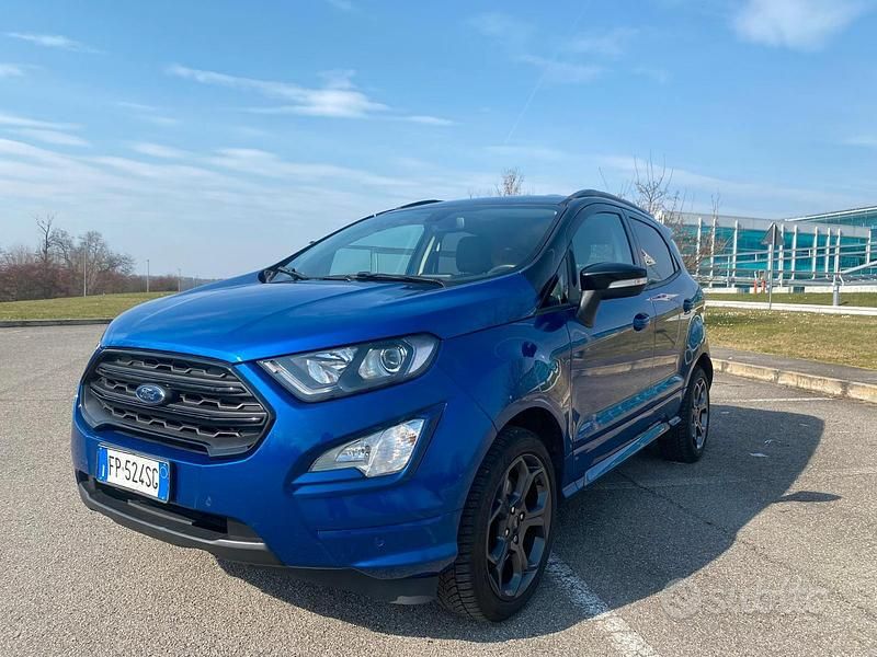 Usata Ford Ecosport ST-Line 125 CV (91 kW) 2018 Blu/azzurro SUV